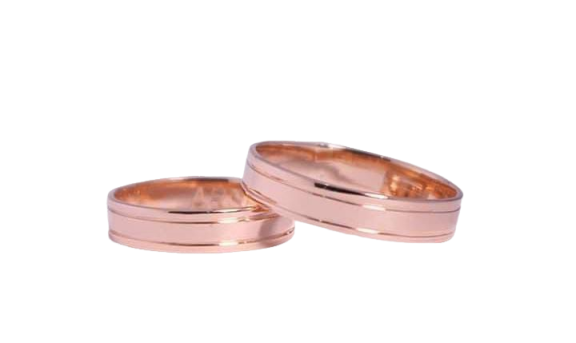 Alianças com ouro nacional