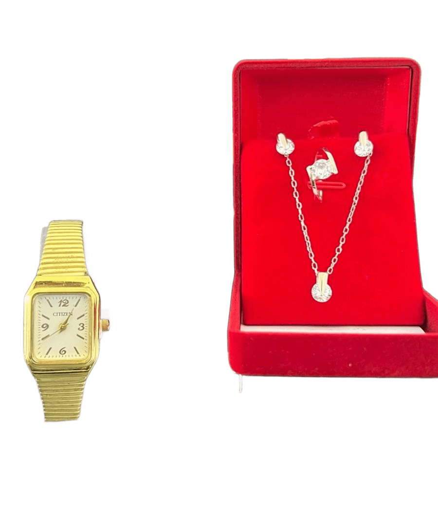 Conjunto completo de noivado